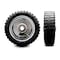 Service Caster SCC - 6" x 2" Pneumatic Wheel Only with 2.25" Centered Hub and Ball Bearings SCC-FPB620-4C-BRGKIT - alternate 1